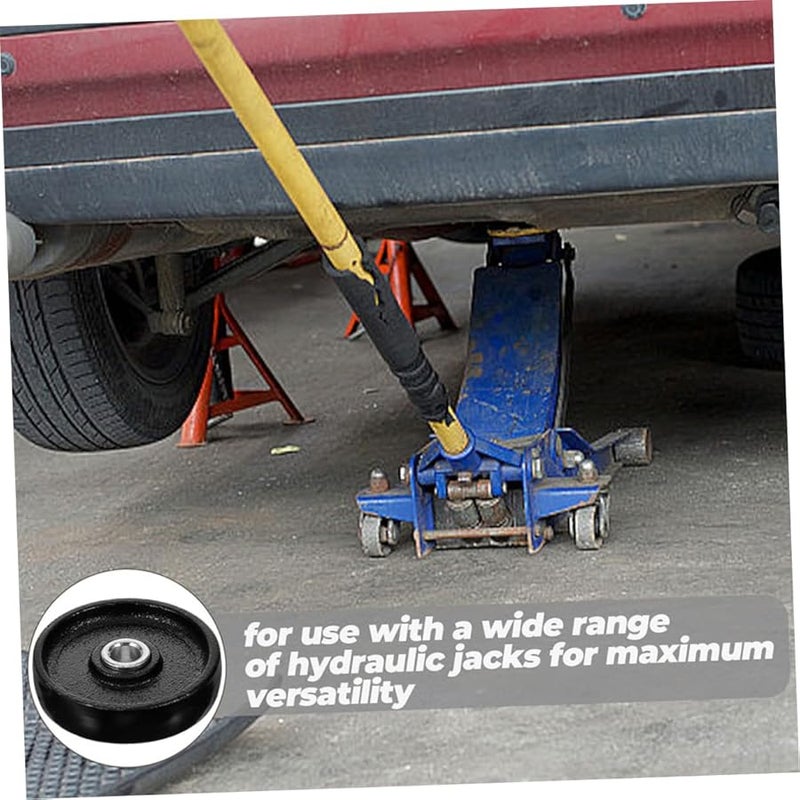 STOBAZA 3pcs Heavy Duty Horizontal Jack Rollers Metal Replacement for 2 Ton Floor Jack - Image 5